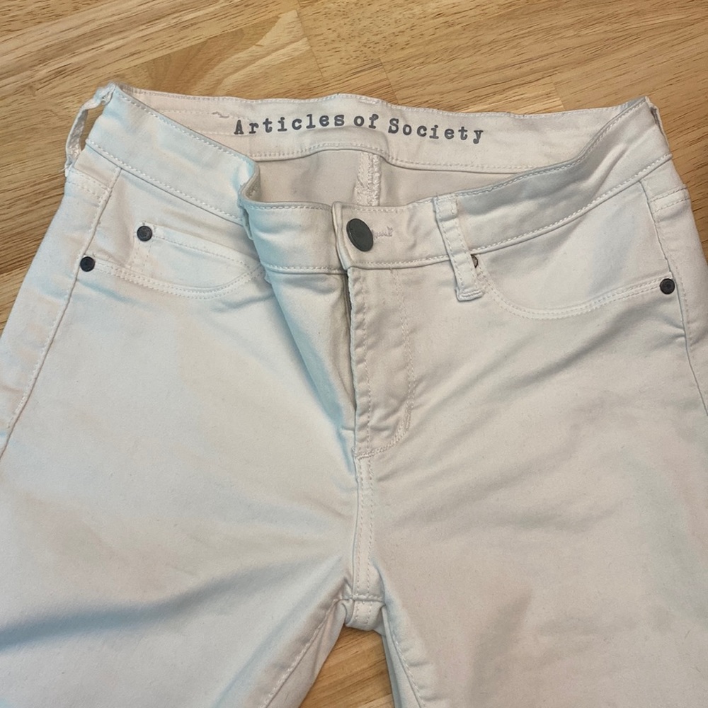 Articles of Society White Jeans (size 25)